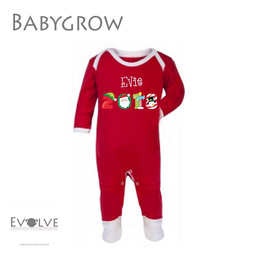 Christmas Bodysuit/Babygrow