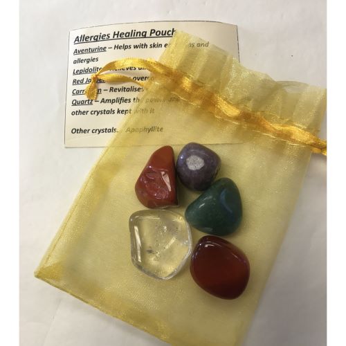 Crystal Healing Pouch - Allergies