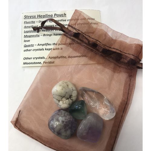 Crystal Healing Pouch - Stress