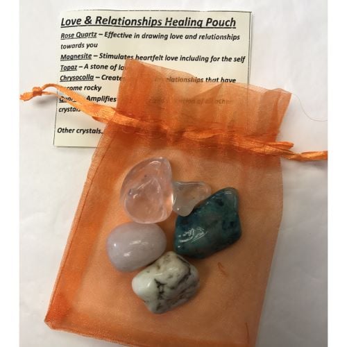 Crystal Healing Pouch - Love & Relationships