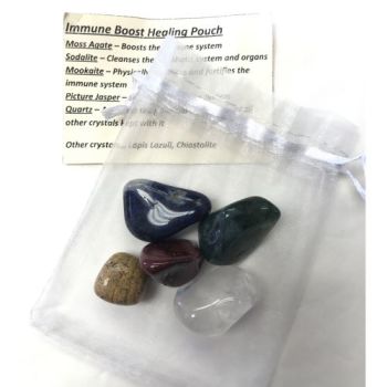 Crystal Healing Pouch - Immune Boost