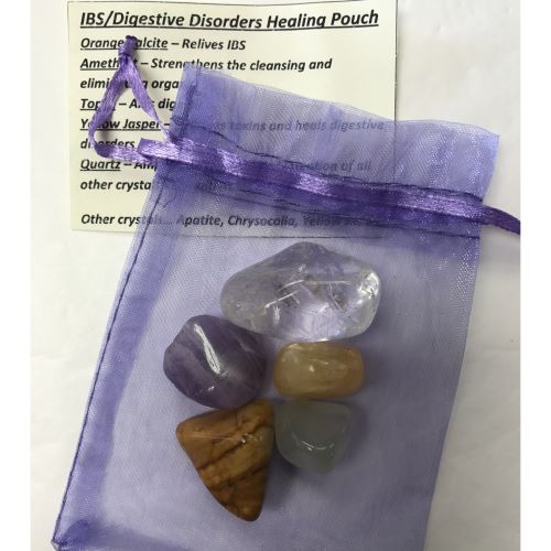 Crystal Healing Pouch - IBS/Digestive Disorders