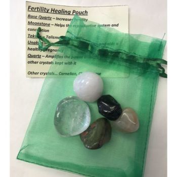 Crystal Healing Pouch - Fertility