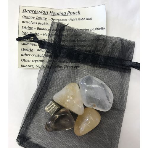 Crystal Healing Pouch - Depression