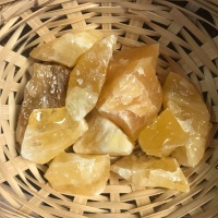 Raw Stone - Calcite, Yellow Smooth
