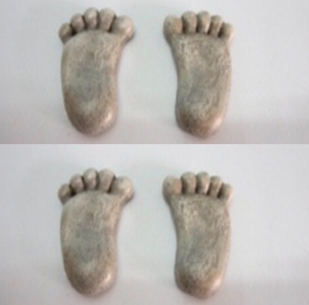 Fairy Garden Feet Stepping Stones (1 Pair)