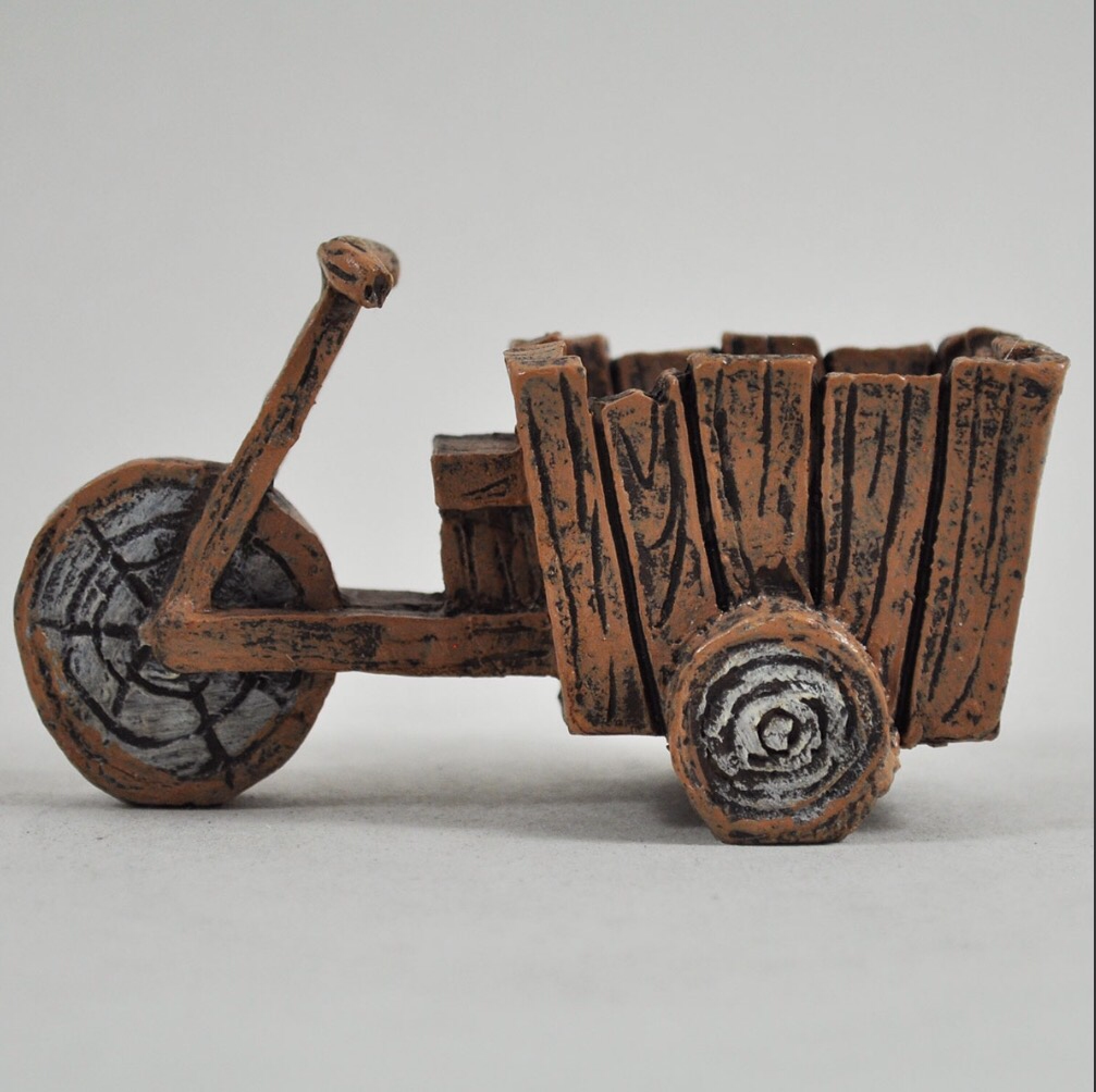 Fairy Garden Wood Effect Tri-Cart