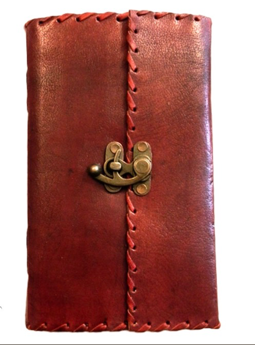 Leather Journal with Lock - Long