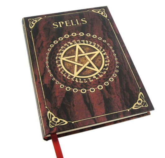 Embossed A5 Spell Journal Red