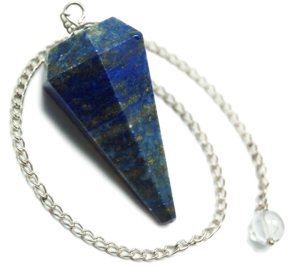 Faceted Pendulum - Lapis Lazuli