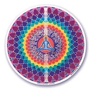 Window Sticker - Meditation Lotus