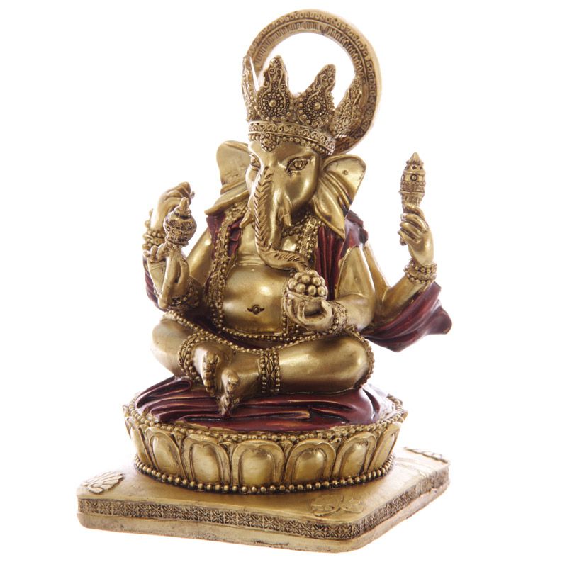 Ganesh Figurine - Gold