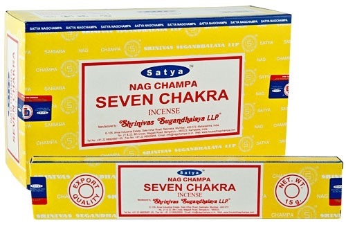 Satya - Seven Chakra Incense Sticks