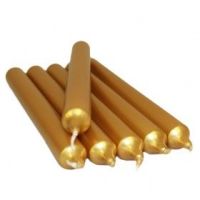 Dinner Candle (unfragranced) - Gold