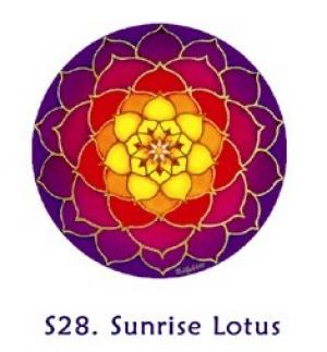 Window Sticker - Sunrise Lotus