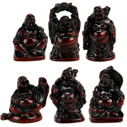 Minature Buddhas - Set of 6