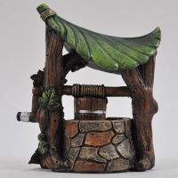 Wishing Well with Leaf Roof