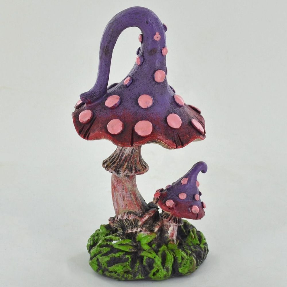 Coloured Toadstool - Purple & Red