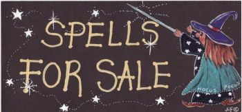 Witchy Sign - Spells for Sale