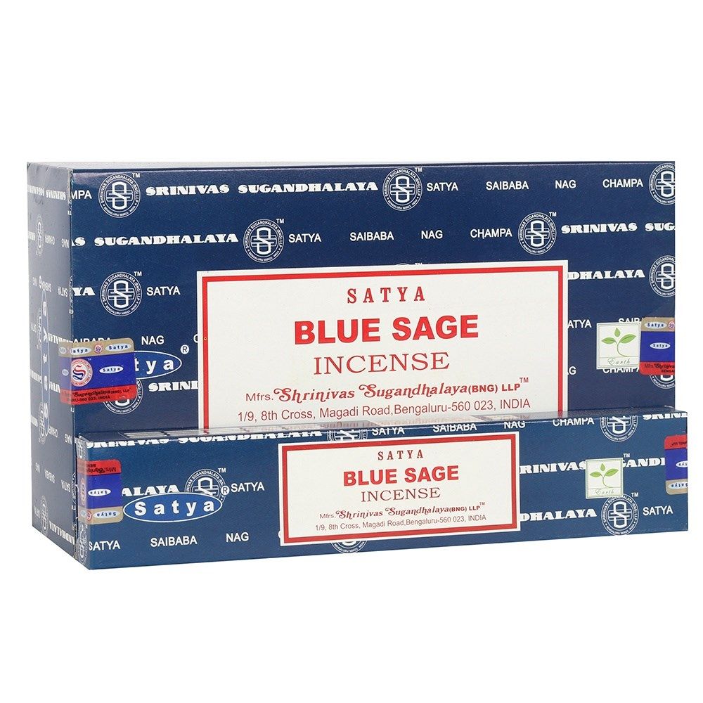 Satya - Sage, Blue Incense Sticks