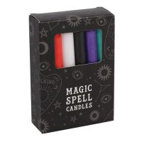 Solid Colour Spell Candles - Mixed Box of 12 