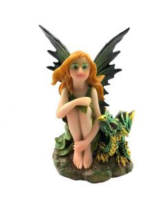 Fairy with Dragon - Companions of the Forest 9.8cm