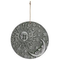 Terracotta Plaque - Sun and Moon (Large)