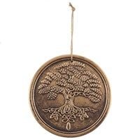 Terracotta Plaque - Tree of Life (Gold)