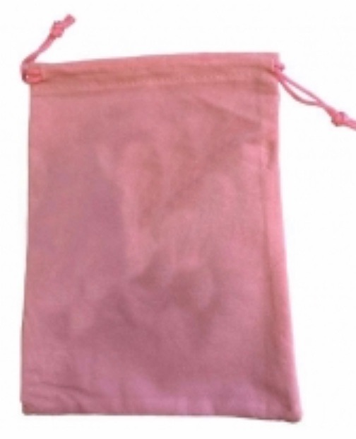 Tarot Bag - Plain Pink - 15cm x 20cm
