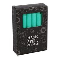 Solid Colour Spell Candles - Green - Luck