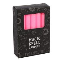 Solid Colour Spell Candles - Pink - Friendship