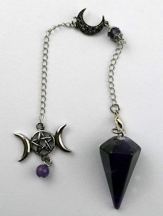 Pendulum Triple Moon - Amethyst