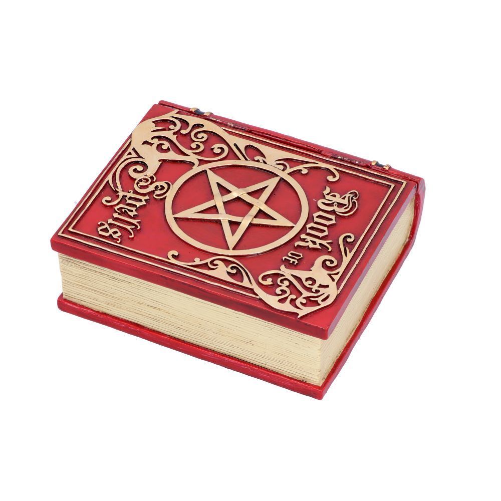Book of Spells Box - Red 15.5cm