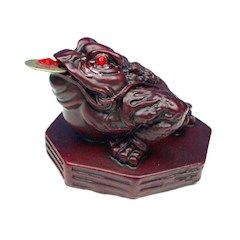 Red Money Frog/Toad Feng Shui 