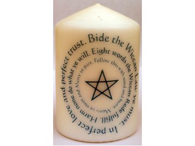 Candle - Wiccan Rede