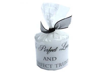Candle - In Perfect Love and Perfect Trust - 3.5cm
