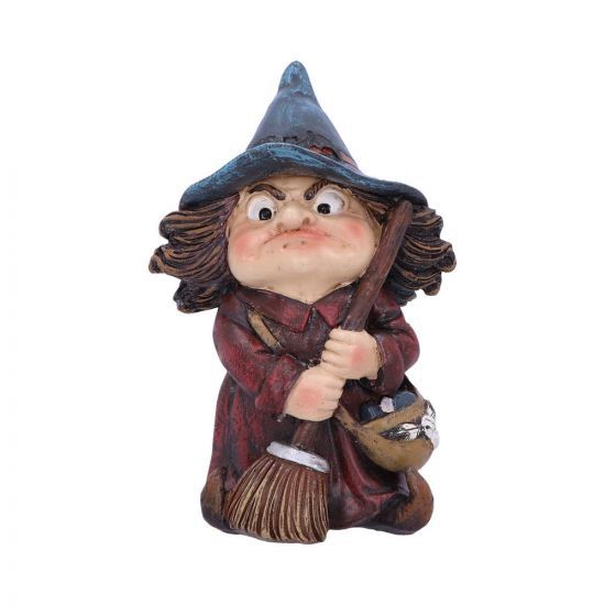 Witch and Broomstick Figurine -  Toil
