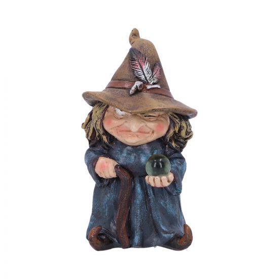 Witch and Crystal Ball Figurine - Trouble