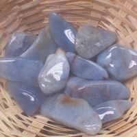 Tumblestone - Chalcedony, Blue