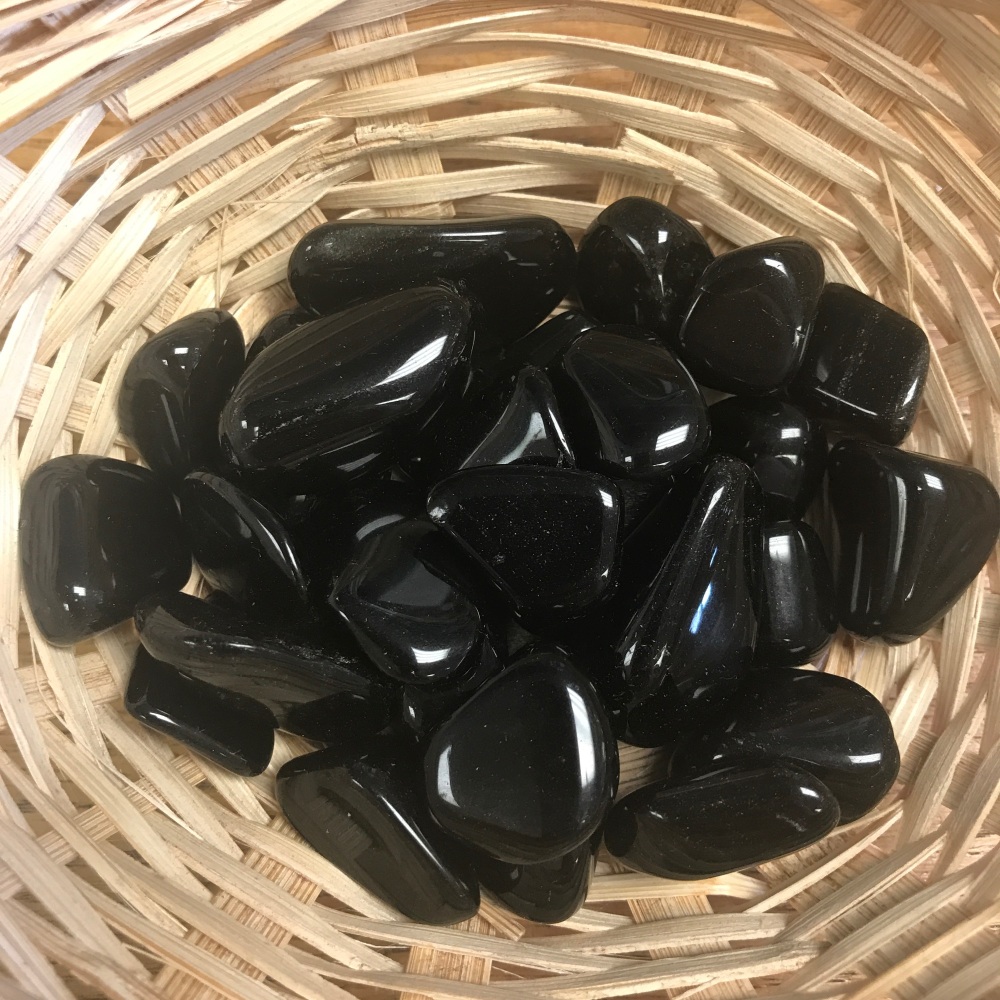 Tumblestone - Obsidian, Sheen
