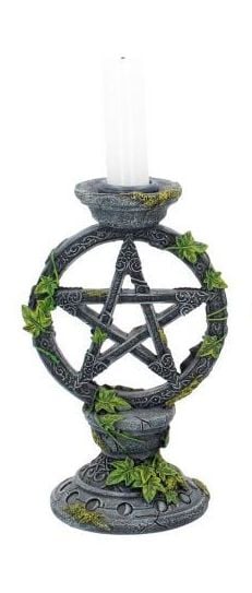 Wiccan Pentagram Candle Stick