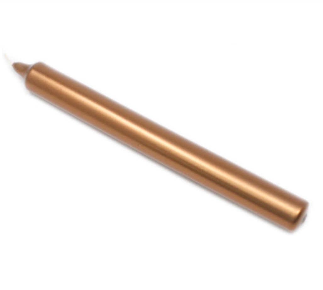 Dinner Candle (unfragranced) - Copper