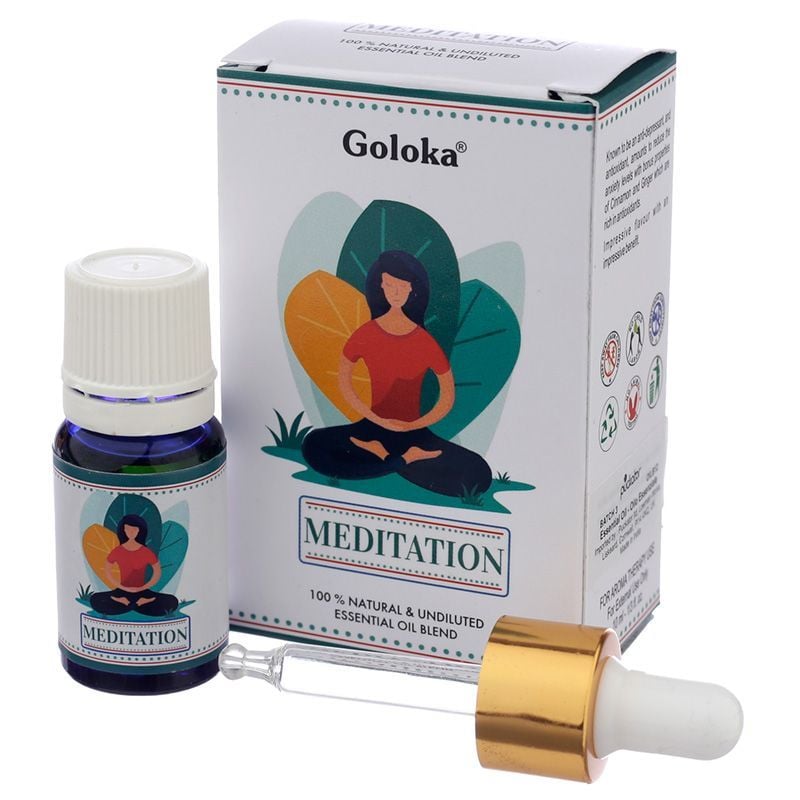 Aromatherapy Essential Oil Blend by Goloka - Meditation 10ml