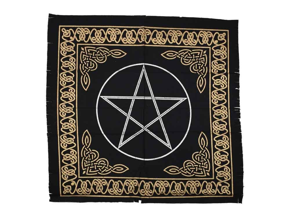 Altar Cloth - Pentagram - 60cm x 60cm