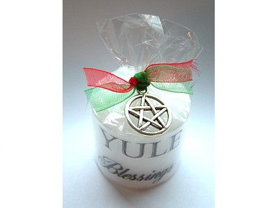 Candle - Sabbat - Yule with Lucky Charm - 3.5cm