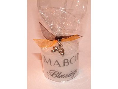 Candle - Sabbat - Mabon with Lucky Charm - 3.5cm