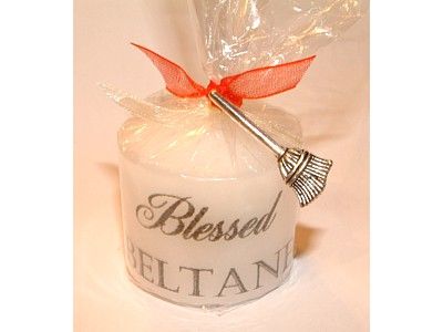 Candle - Sabbat - Beltane with Lucky Charm - 3.5cm