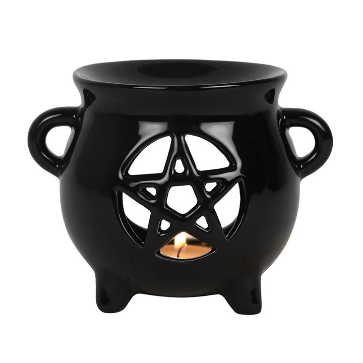 Cauldron Oil Burner - Pentagram