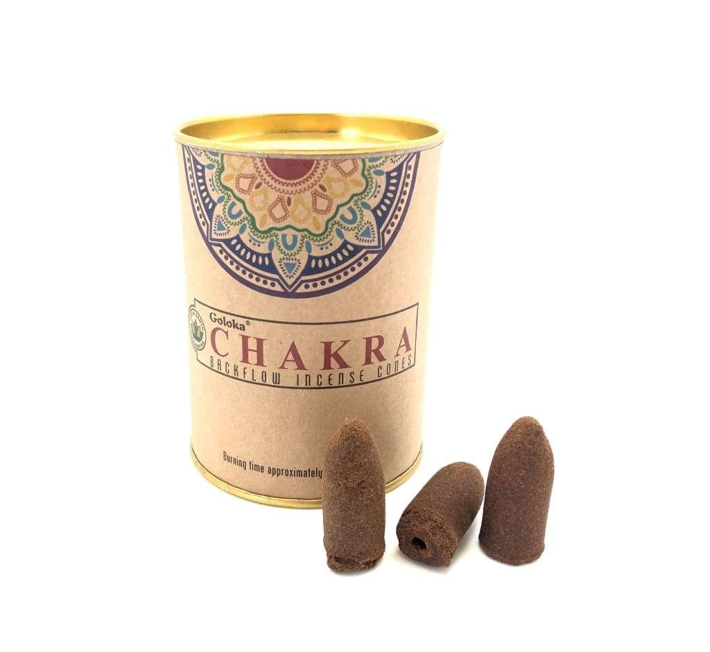 Goloka Backflow Incense Cones - Chakra