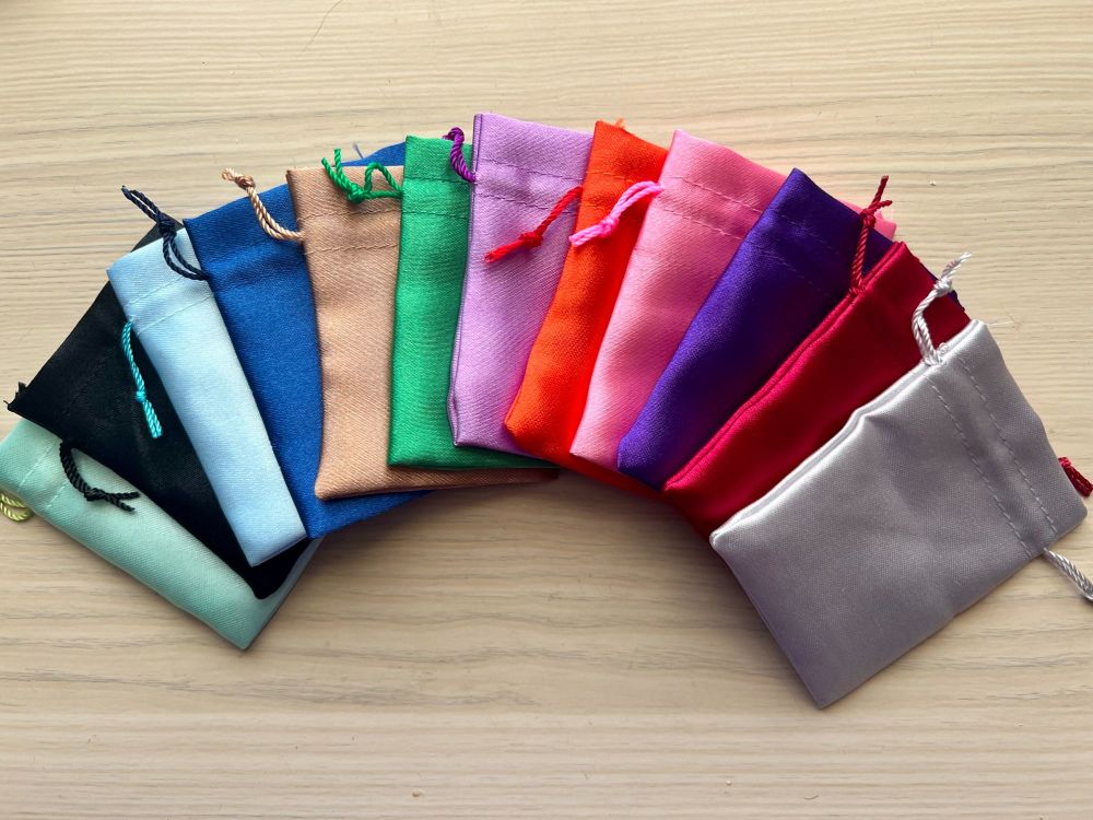 Tumblestone/Pendulum Bag Small - (Choose Colour)